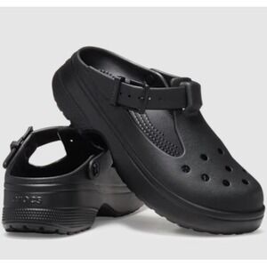 Women’s Black Comfort Mary Jane Clog